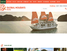 Tablet Screenshot of globalholidays.com.vn